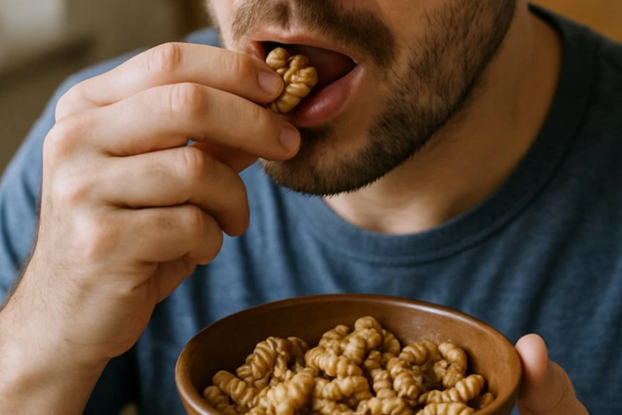 Pengambilan kacang badam tinggi dengan kandungan