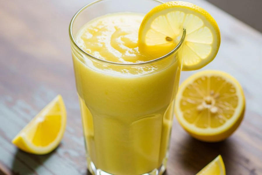 Pengambilan smoothie lemon dapat membantu mencerahkan dan menyegarkan kulit.