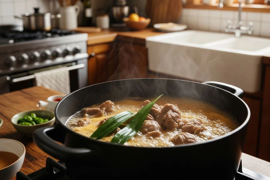 Aroma pandan dan serai membuatkan sup atau rebusan lebih wangi dan sedap.