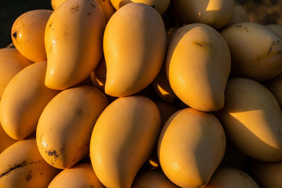 Mangga yang kaya vitamin A dan E baik untuk mengawal tekanan pada mata.