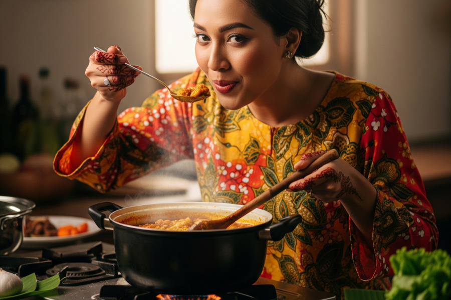 Anda boleh rasa masakan semasa memasak dan tambah bahan jika perlu.