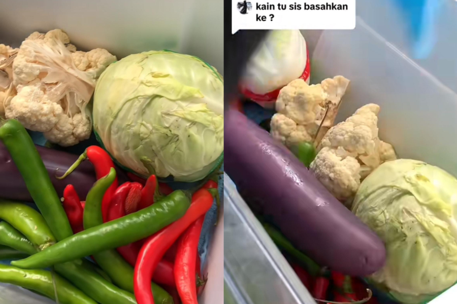 Sayur yang mudah rosak dapat tahan lebih lama.