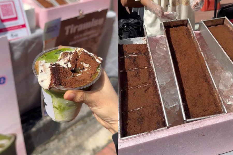 Matchamisu menu buat penggemar tiramisu dan matcha.