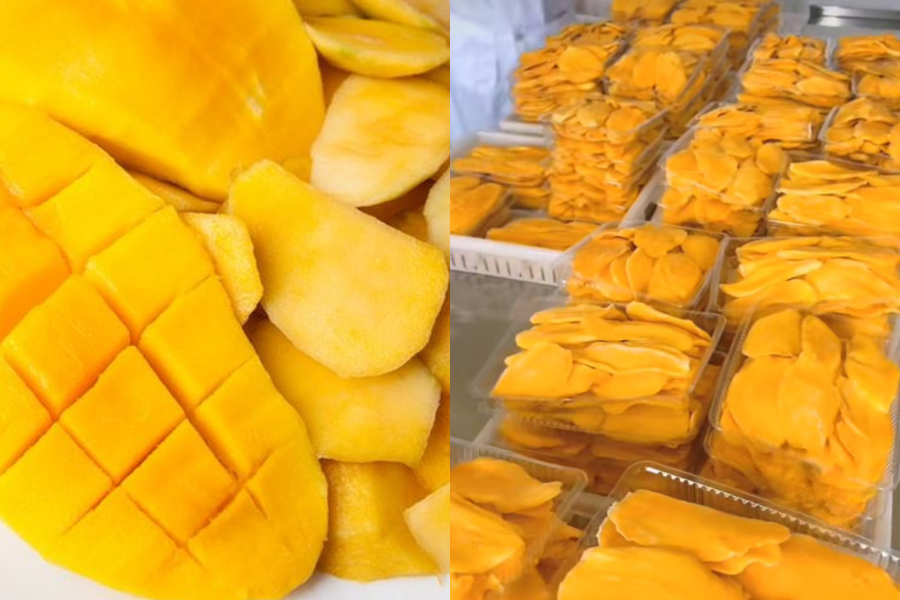 Mangga segar mempunyai khasiat yang lebih banyak berbanding mangga kering.
