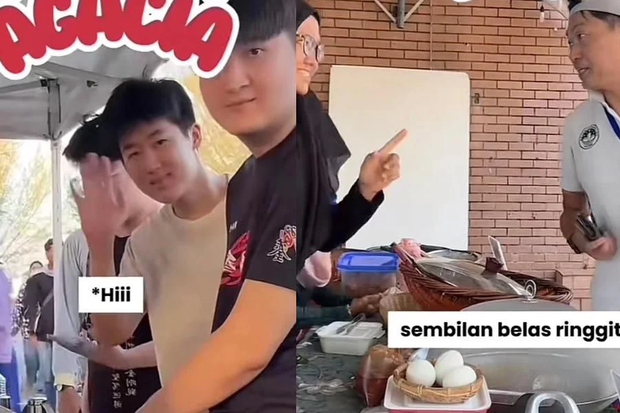 Kebanyakkan pelanggan yang datang turut memberi sokongan.