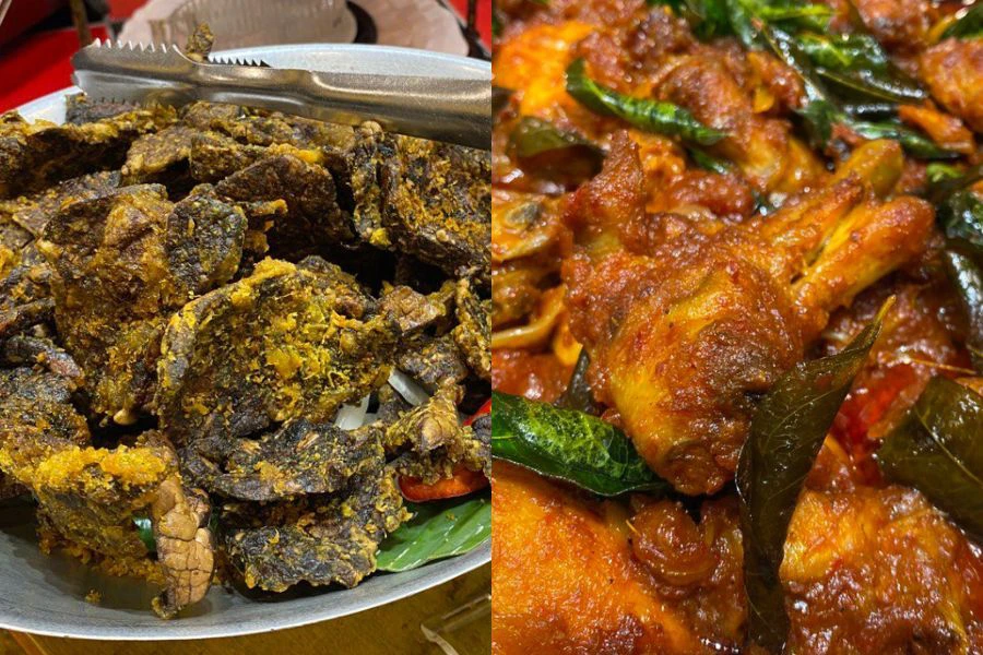 Lauk pauk penuh warna dan rasa.