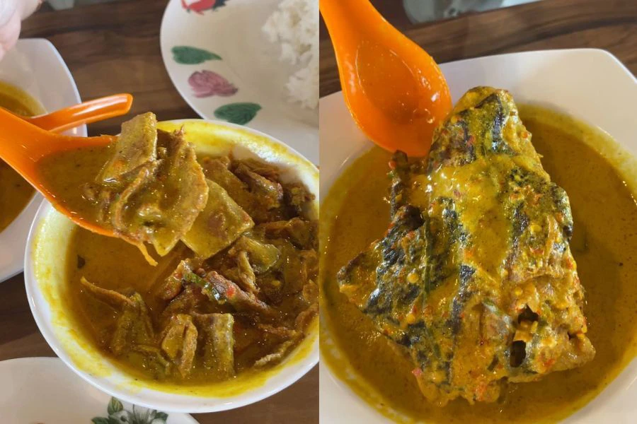 Daging dan itik salai merupakan antara pilihan kegemaran orang ramai.