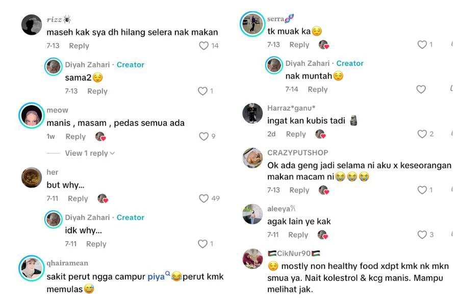 Antara komen netizen.