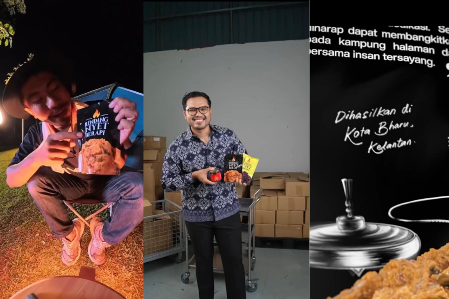 Khairul Aming bersyukur dengan kelahiran produk terbaharunya iaitu Rendang Nyet Berapi.