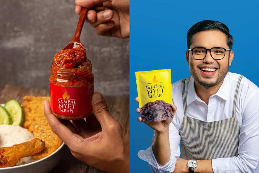 Sebelum ini Khairul Aming pernah mencetuskan fenomena menerusi dua produknya iaitu Sambal Nyet Berapi dan Dendeng Nyet Berapi.