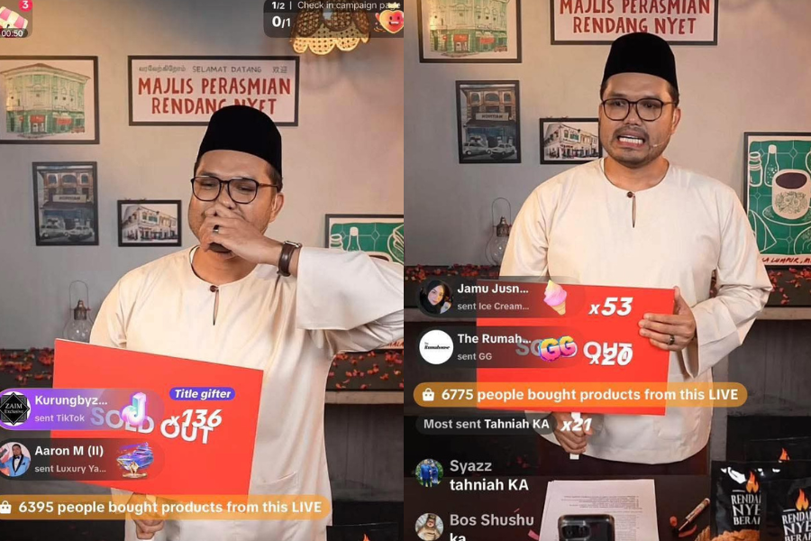 KA membuka sesi jualan kedua dengan tambahan sebanyak 30,000 pek Rendang Nyet Berapi.