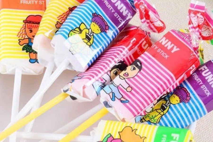 Gula-gula lolipop kegemaran kanak-kanak. - beecost