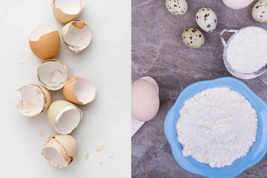 Banyak khasiat kulit telur.