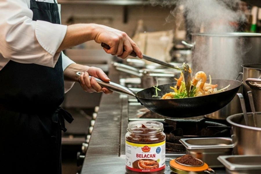 Banyak restoran mewah Eropah mula menggunakan belacan dalam masakan.