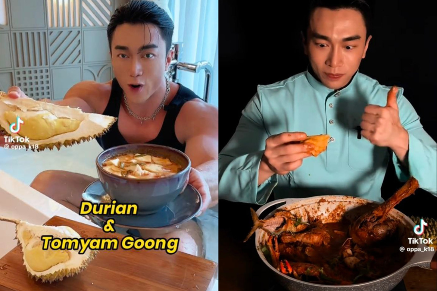 Tomyam durian dan rendang durian antara kombinasi yang dikatakan sedap oleh Oppa.