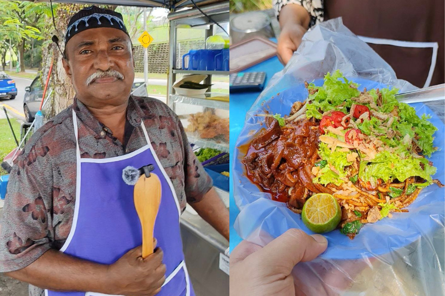 Sepinggan mi goreng sotong dijual pada harga RM9.