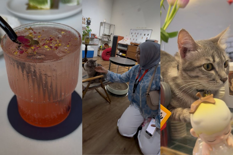 Kafe ini sesuai untuk minum petang selepas seharian bekerja.