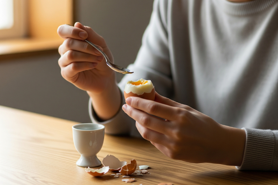Kebaikan telur juga dapat membantu mengatasi rasa lapar.