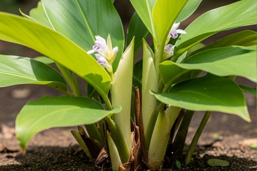 Sekali padang cekur kelihatan seperti halia.