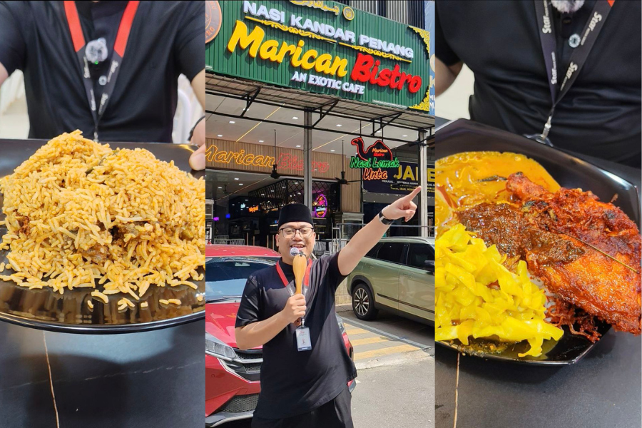 Restoran nasi kandar Marican Bistro baru dibuka sejak sebulan lalu di Jalan Munshi Abdullah, berhadapan dengan gedung Jakel Mall, Kuala Lumpur.