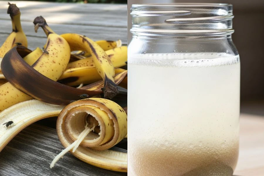 Campuran cuka, gula dan kulit pisang dapat hasilkan penghalau lalat.