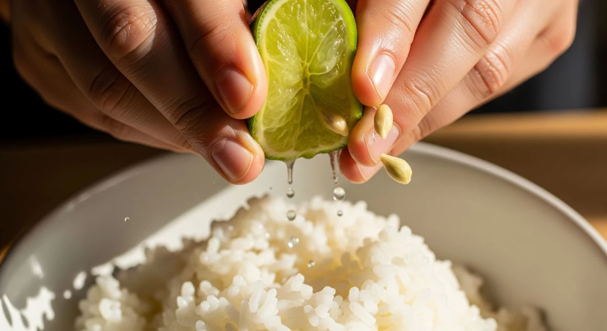 Jus limau turut membuatkan nasi lebih lembut dan beraroma wangi.