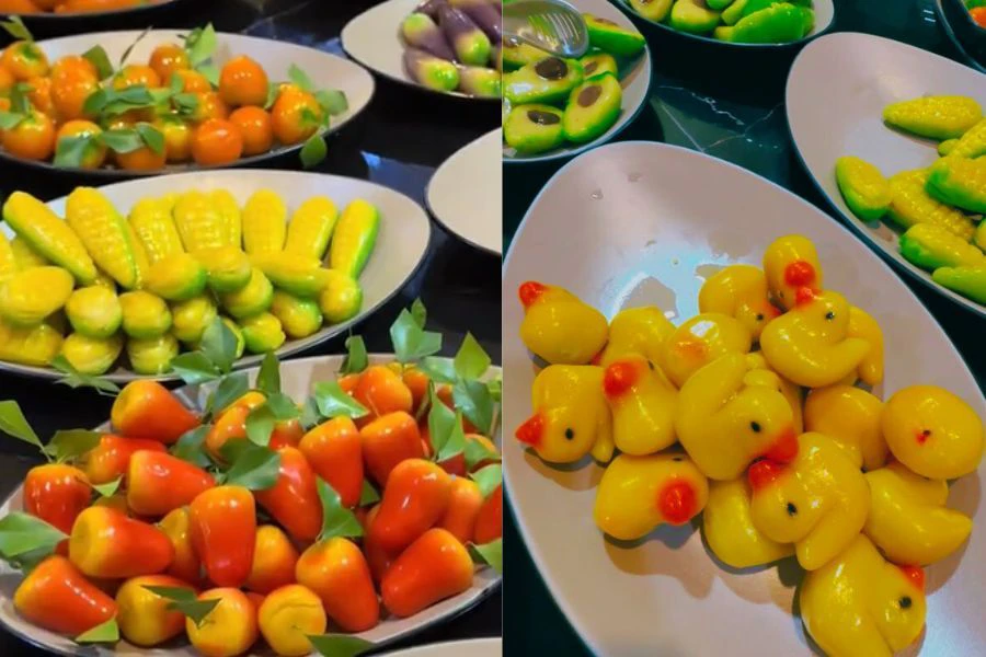 Tekstur Luk Chup memberikan rasa manis, lembut sedikit berlemak dari santan, dengan aroma kacang hijau wangi.