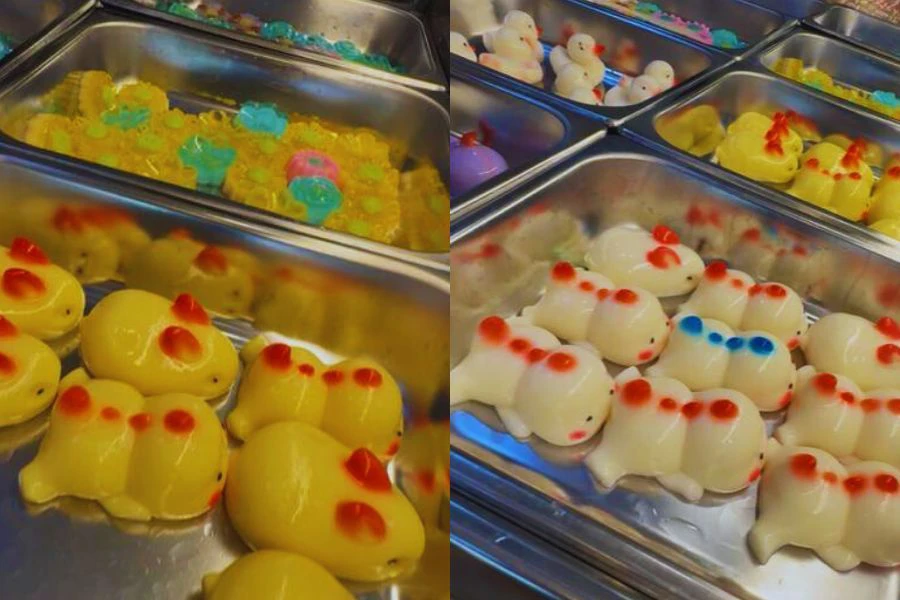 Setiap hidangan Jinggy Jelly adalah gabungan keseronokan visual dan rasa manis seimbang.