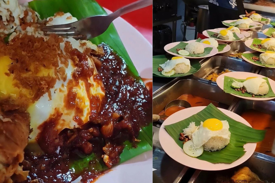 Sambal nasi lemak yang tidak terlalu pedas membolehkan penggemar nasi lemak menikmati hidangan mereka dengan 'tenang'.
