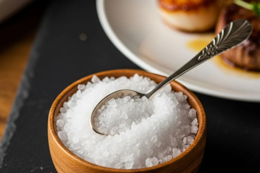 Garam Fleur de Sel antara garam premium.