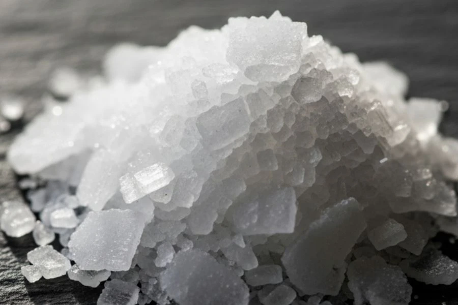 Garam kosher mempunyai tekstur kasar dan tidak mengandungi iodin.