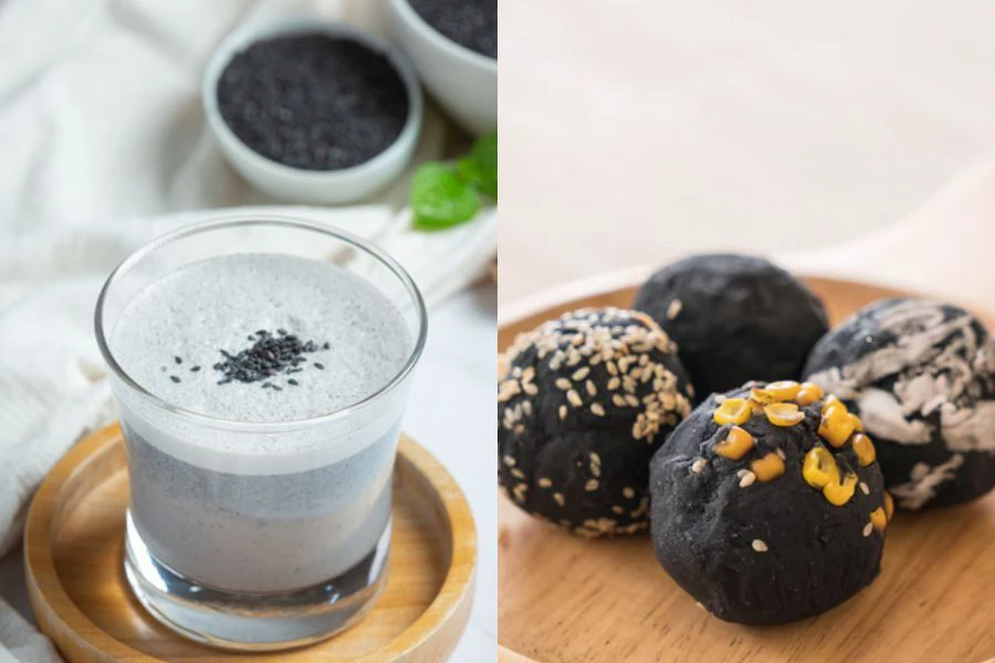 Bijan hitam menghasilkan warna hitam atau kelabu gelap.