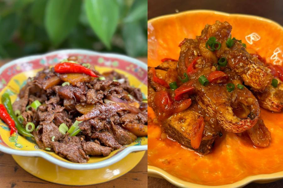 Bijak mengadunkan tradisi kampung dan teknik moden dalam satu resipi.