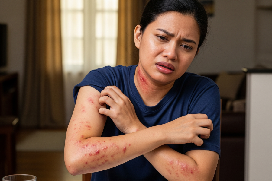 Mereka yang keras kepada dan memakan ikan kekacang, badan mereka akan dipenuhi luka dan gelembung darah yang sangat menyakitkan