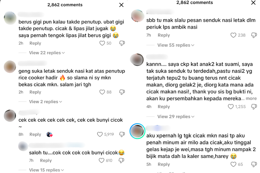 Komen netizen di laman TikTok.