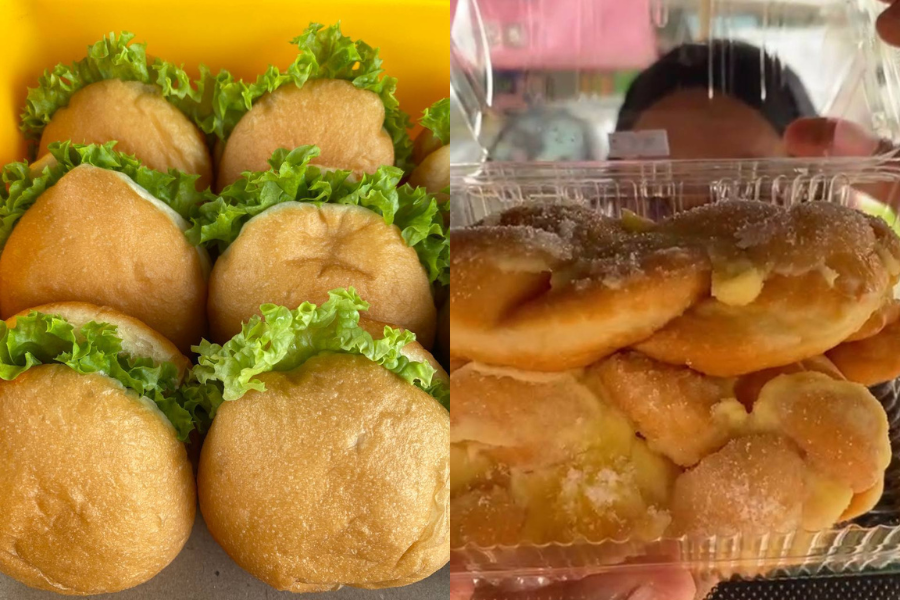 Pilihan kuih seperti pau sambal turut disediakan buat pelanggan.