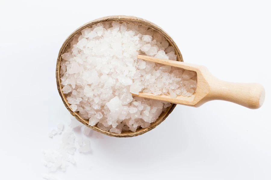 Garam berfungsi sebagai agen semula jadi memelihara ketahanan pulut.