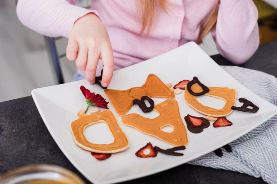 Elak pemberian snek tinggi dengan bahan tiruan.