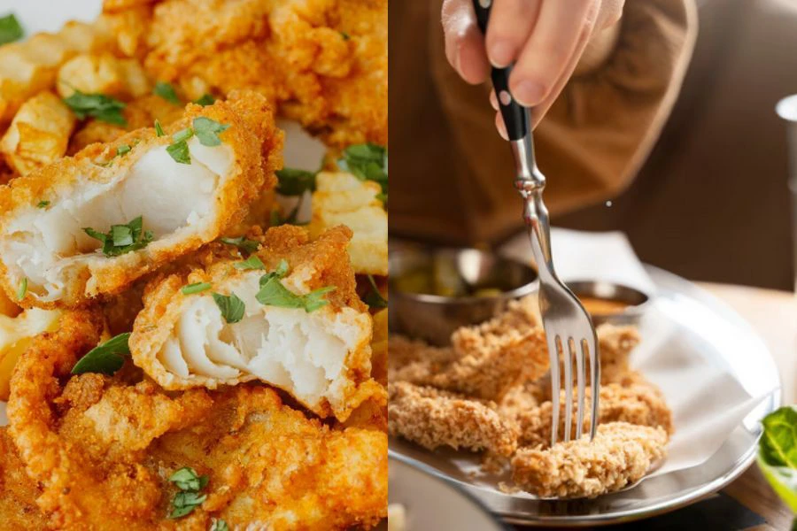 Ayam goreng berjus dan rangup menjadi kegemaran ramai.