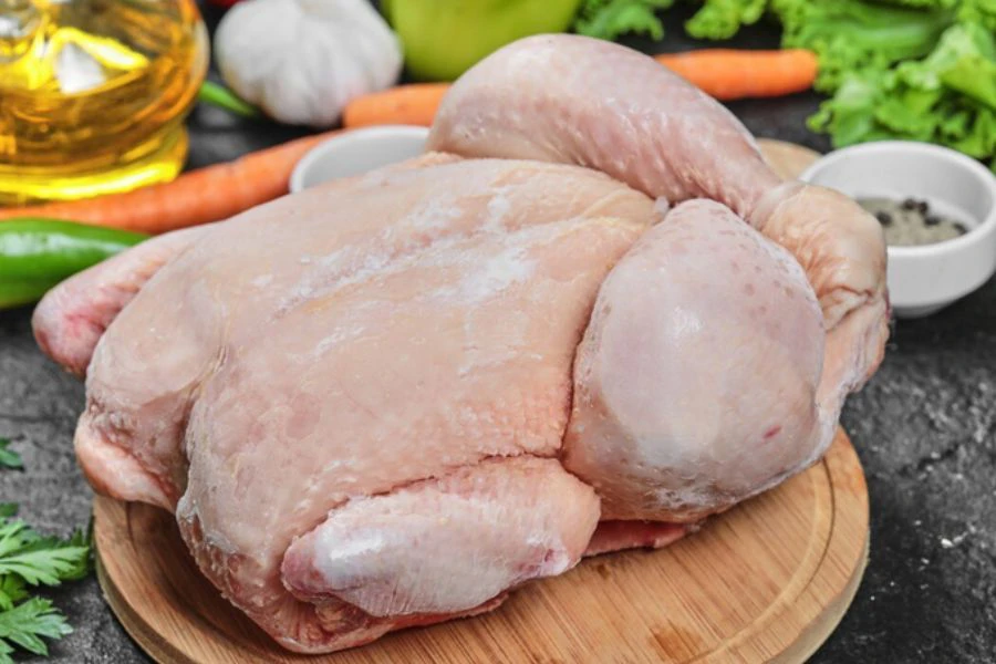 Biarkan ayam rehat dulu, elak dari terus menggoreng.