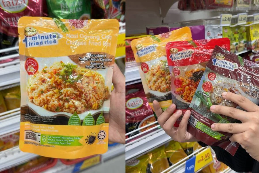 Pilihan nasi goreng Korea pun ada.