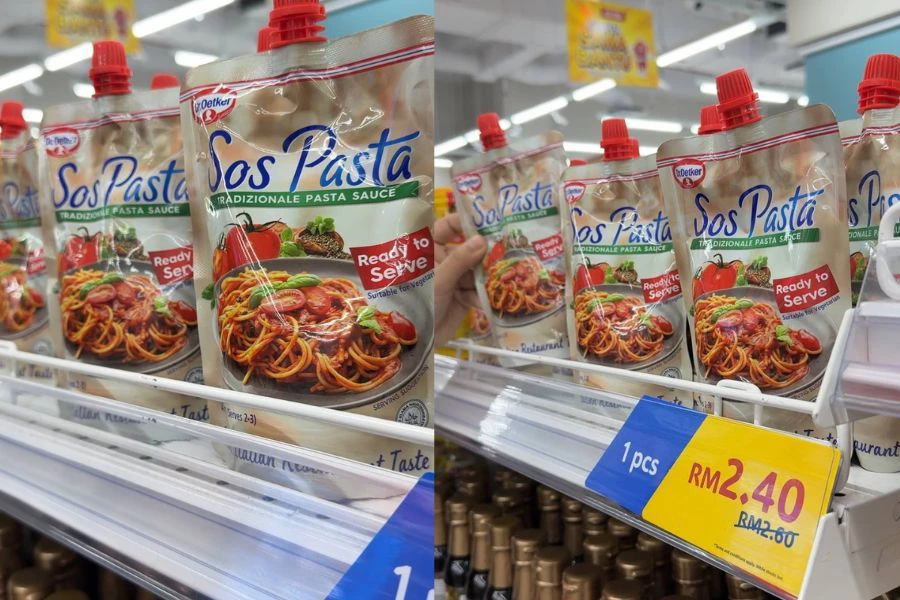 Sos pasta segera ini memang memudahkan tanpa perlu bersusah payah menyediakan bahan.