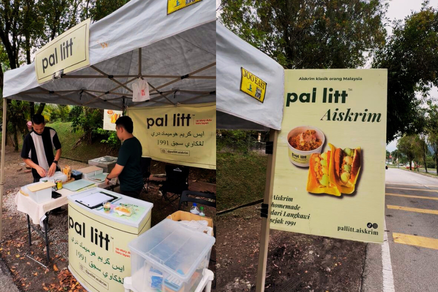 Rasa aiskrim di Pal Litt mengimbau nostalgia zaman kanak-kanak.