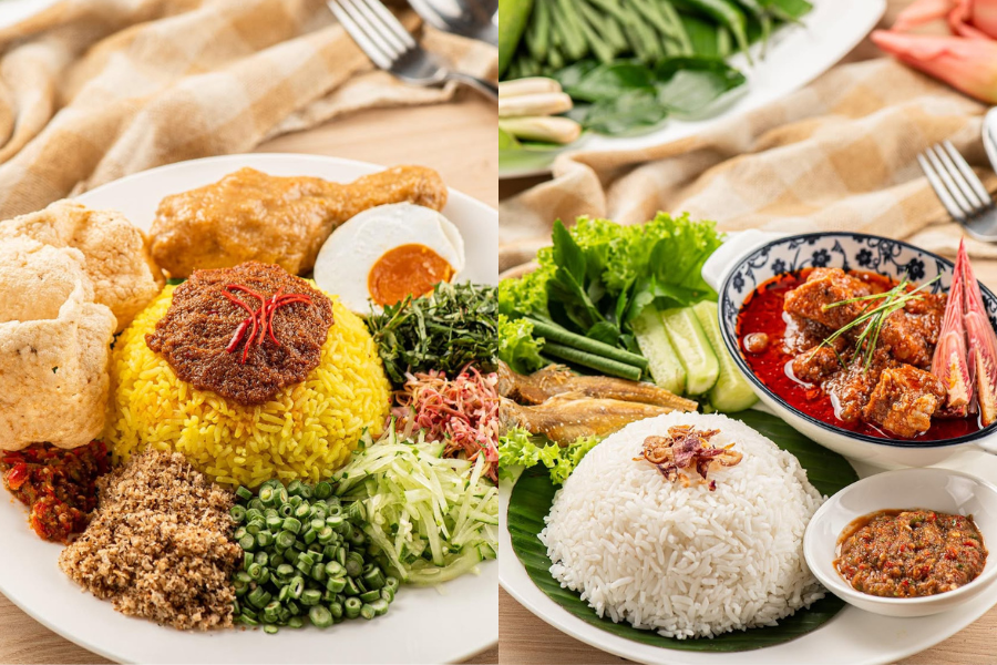 Nasi kerabu dan nasi dagang menjadi antara menu signatur di Kantan.