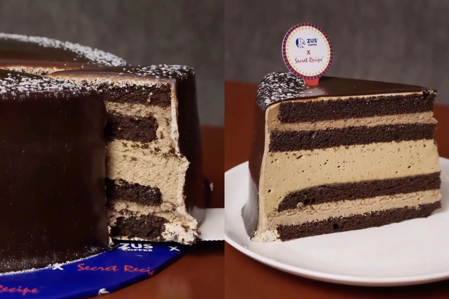 ZUS Indulgence Cake boleh didapati di rangkaian outlet Secret Recipe terpilih bermula 15 September 2025