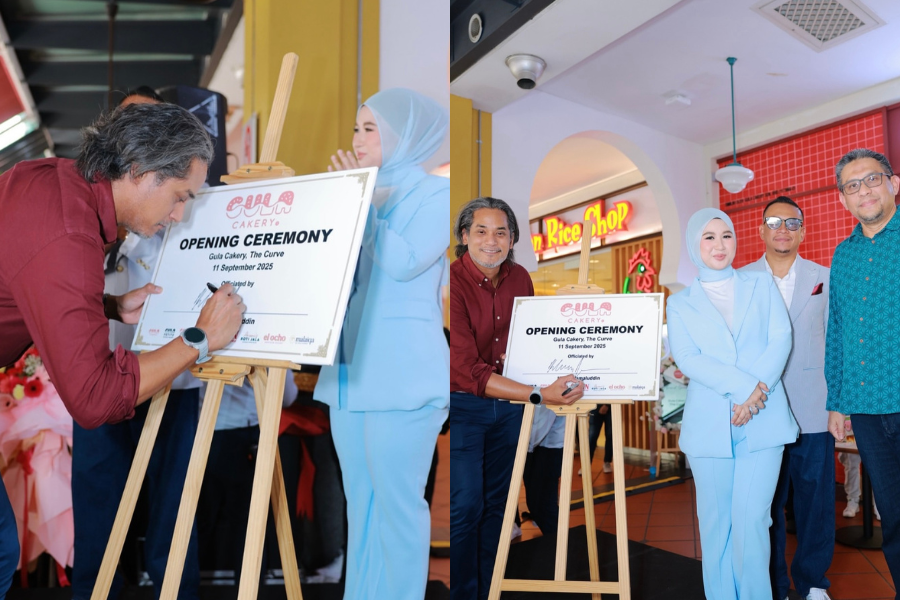 Majlis pembukaan cawangan Gula Cakery ke-16 di the Curve, Mutiara Damansara baru-baru ini telah dirasmikan oleh Khairy Jamaluddin.