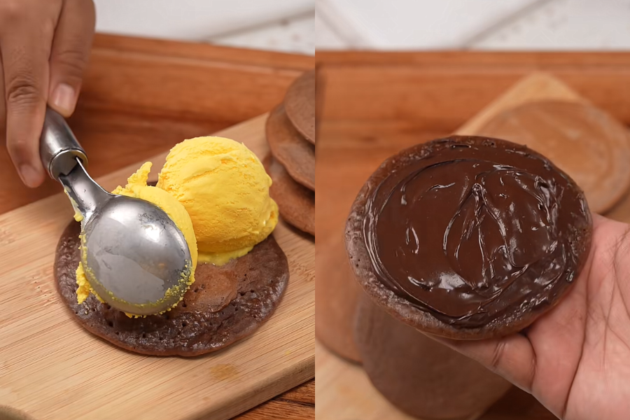 Boleh masukkan pelbagai jenis inti mengikut citarasa masing-masing.