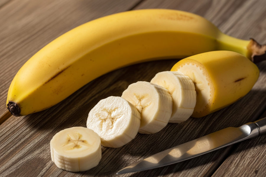 Pisang memberikan rasa manis semula jadi.