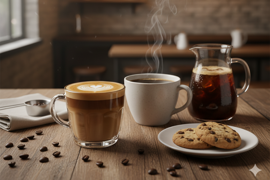 Kopi atau minuman berkafein boleh menyebabkan dehidrasi pada tubuh sehingga mengakibatkan tekak menjadi kering.