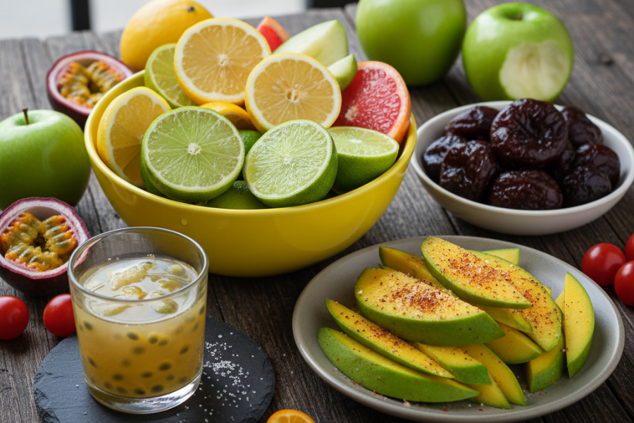 Makanan masam boleh mengakibatkan keradangan pada tekak sehingga menyebabkan seseorang itu batuk.